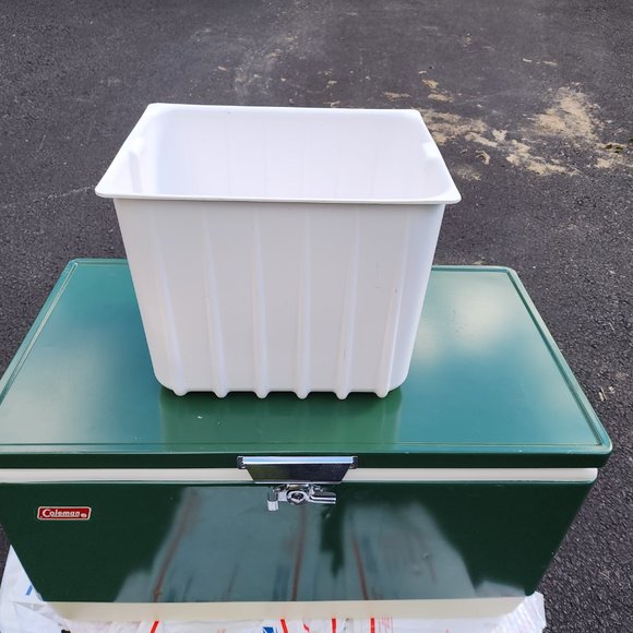 Vintage Coleman Colossal Metal Cooler 20 Gallon Snow-Lite Ice Chest inserts ONLY - Picture 5 of 7